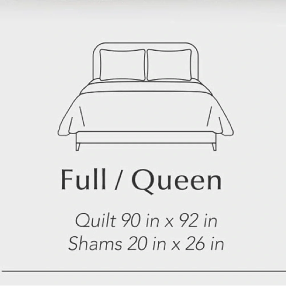 🆕 PB Style 3 Piece Queen Stormy Blue Luxe Soft Velvet Quilt Coverlet Set.